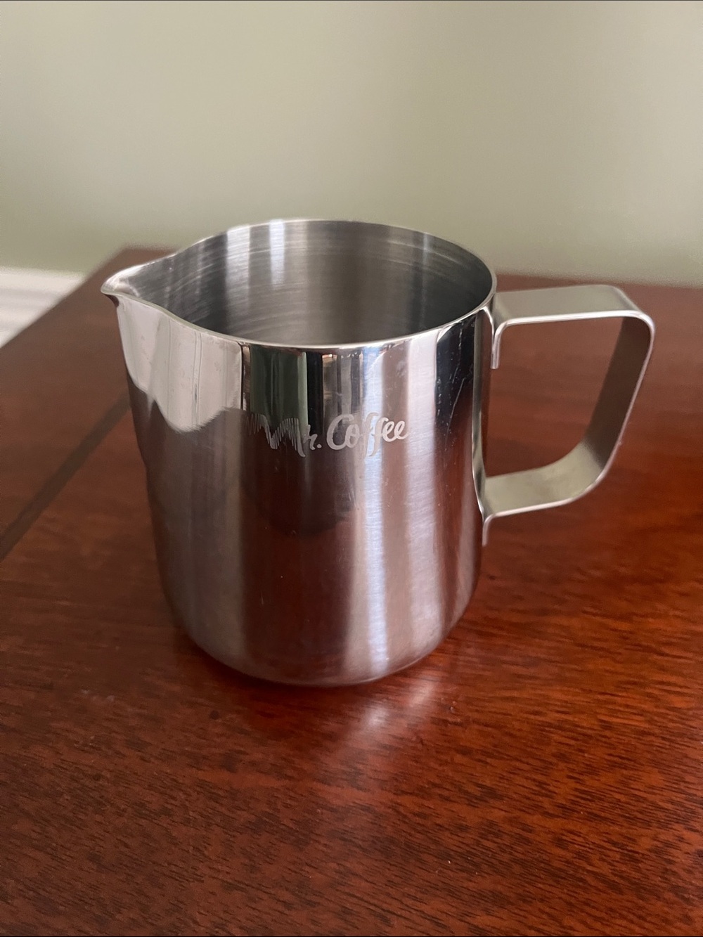 Mr. Coffee Stainless Steel 10 oz Milk Frothing Pitcher - Silver